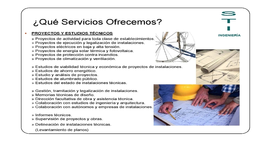 PROYECTOS Y ESTUDIOS TÉCNICOS