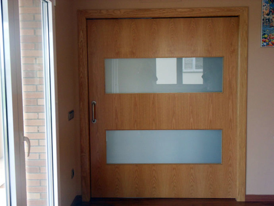 Puerta corredera.