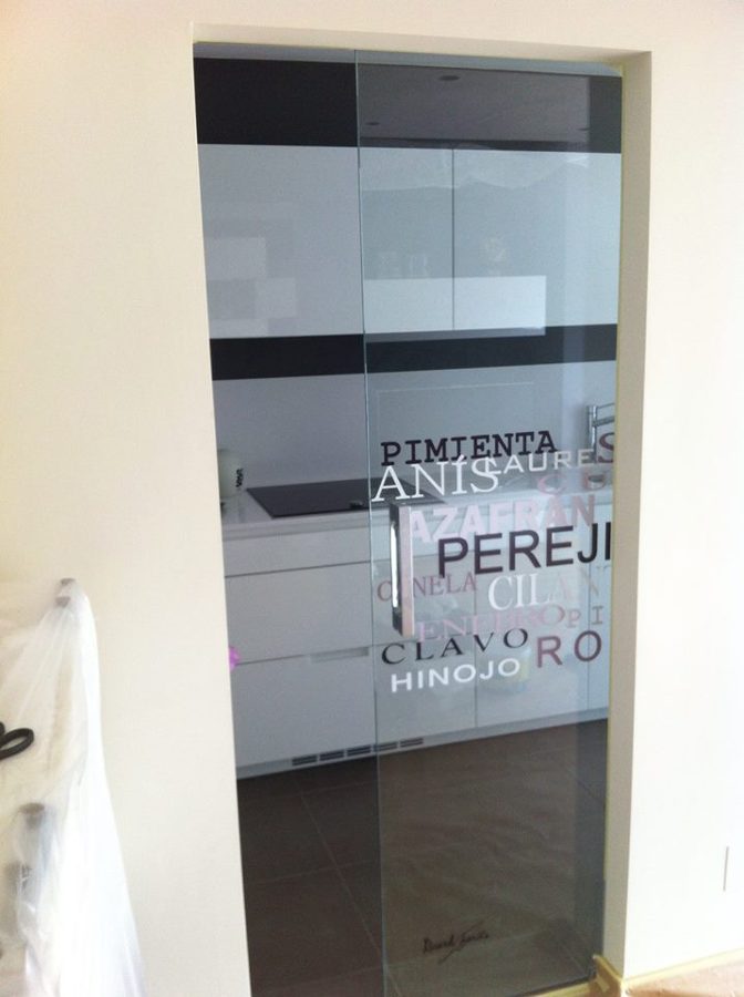 Puerta de Cristal corredera