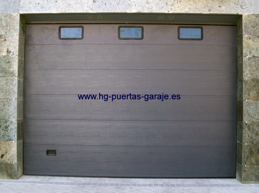 puerta seccional motorizada