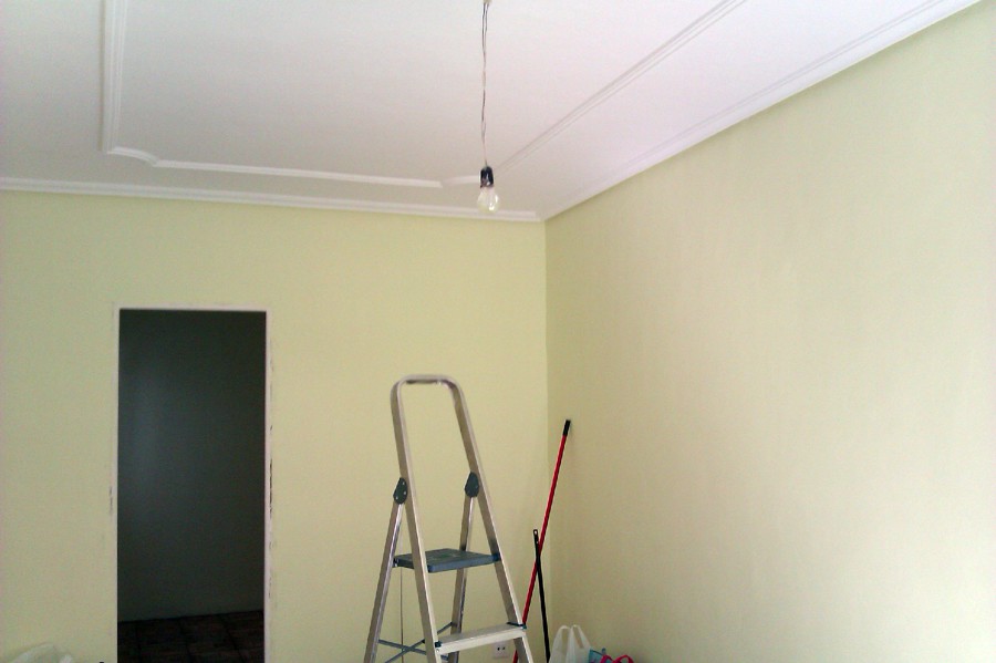 Quitar gotele y pintar