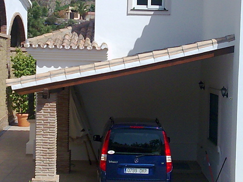 Realización de pérgola