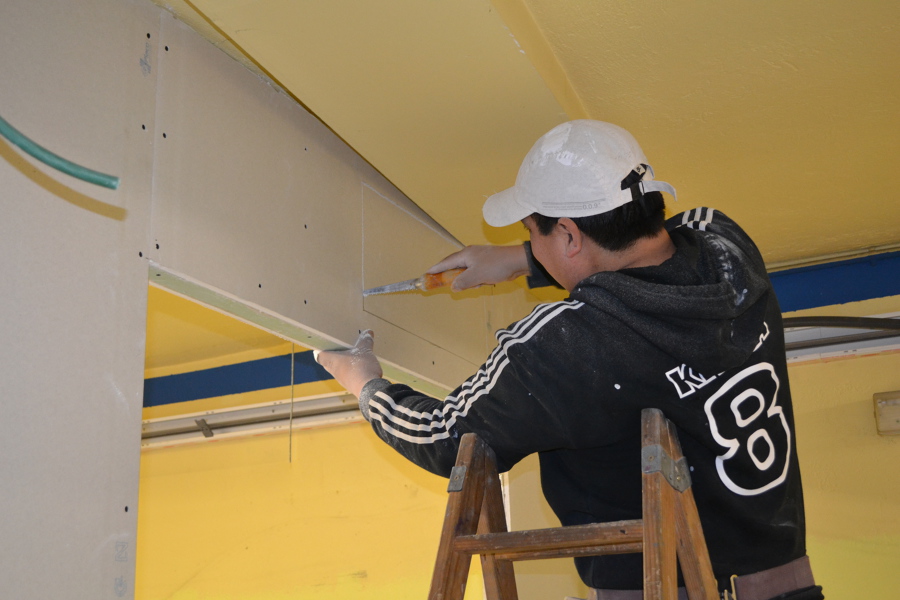 Realizando ventanilla para conductos
