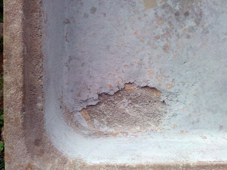 reforma de pica con microcemento (antes )