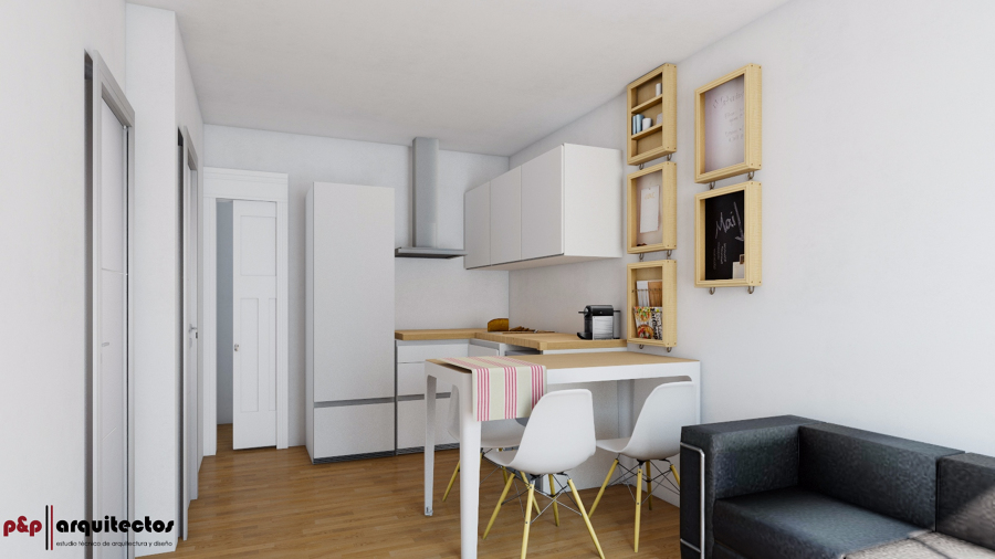 PROYECTO REFORMA VIVIENDA 32 m2