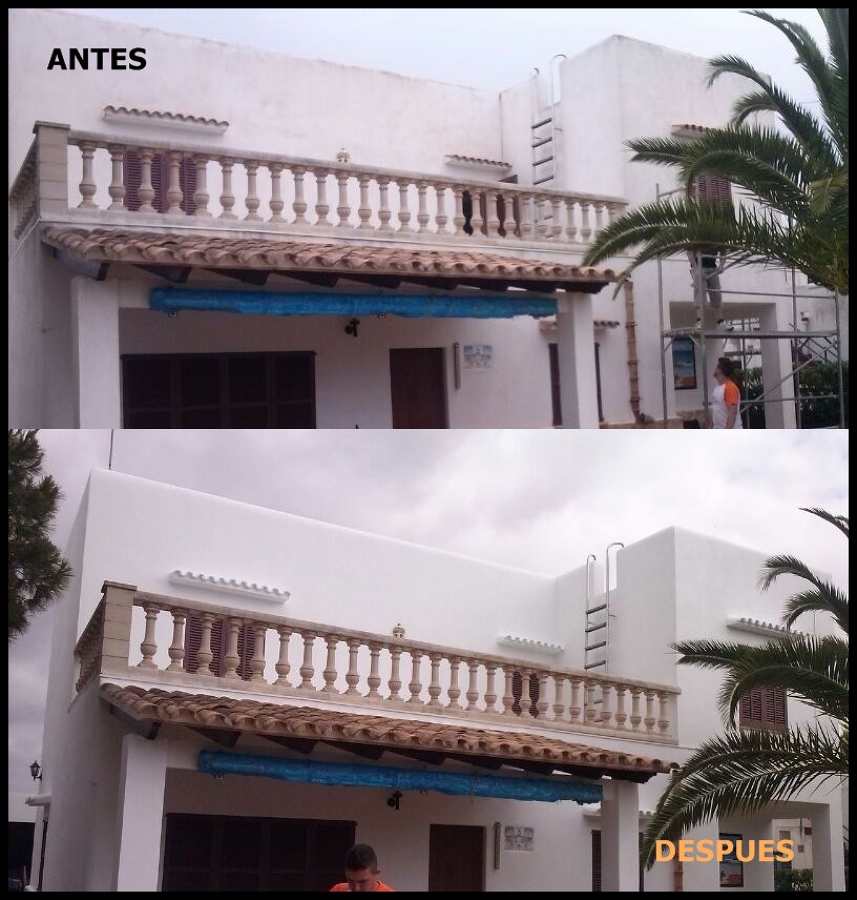 reparación de grietas y pintura