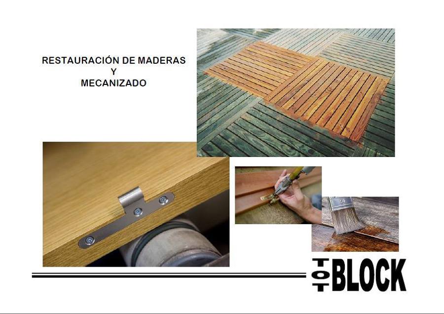 Restauración de madera y mecanizado