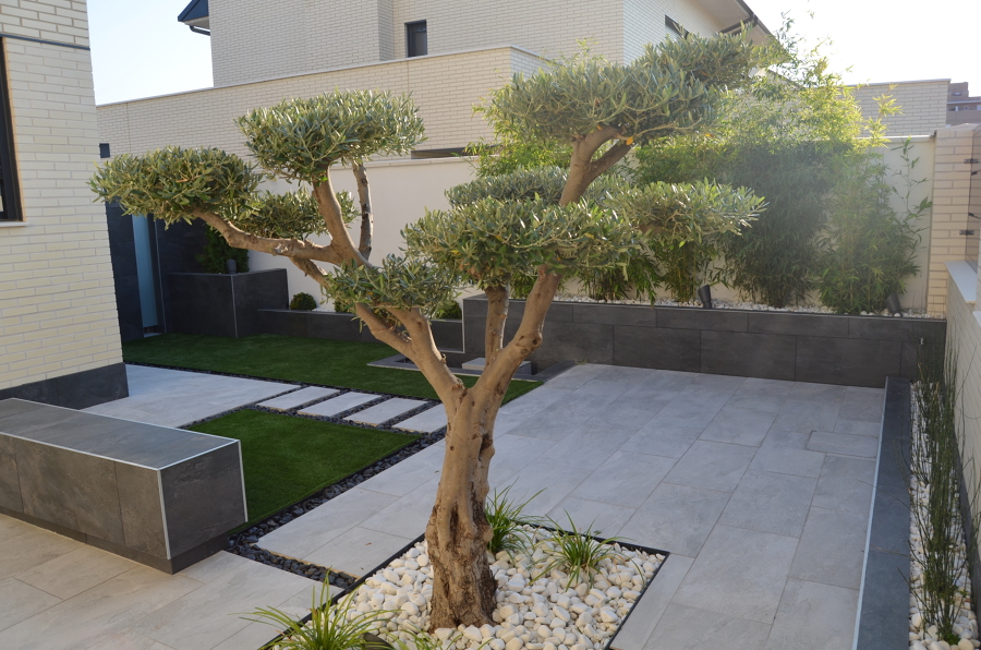 Paisajismo chalet pareado