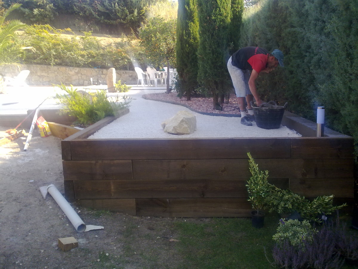 Diseño de jardin en Pozuelo
