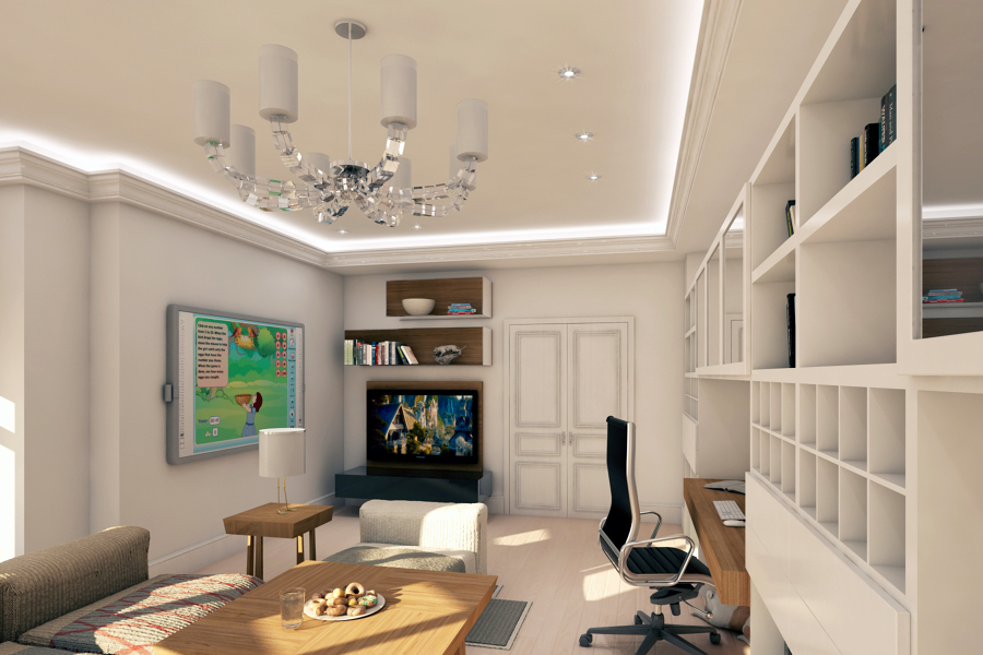 Sala de estudios y juego
