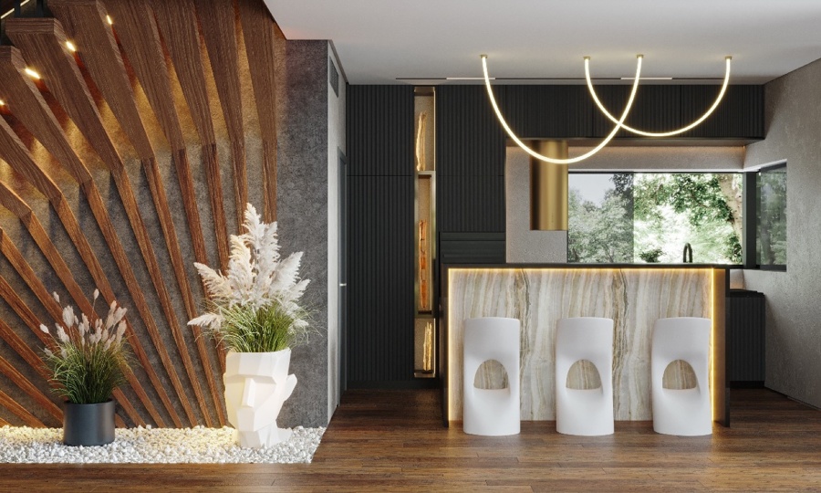Salón de casa de campo