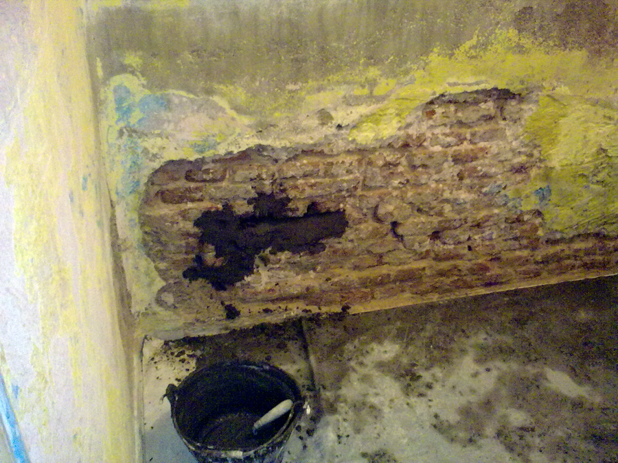 sanear pared