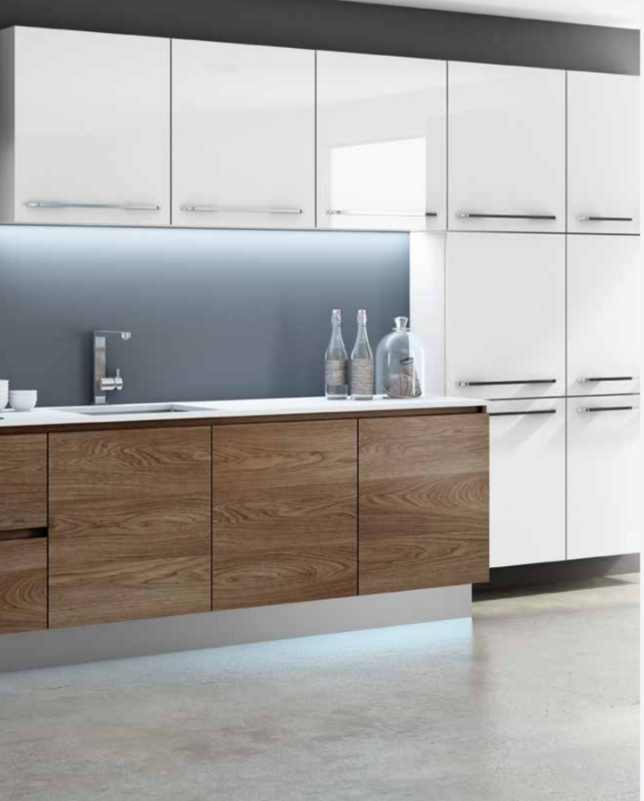 Cocina con luz led