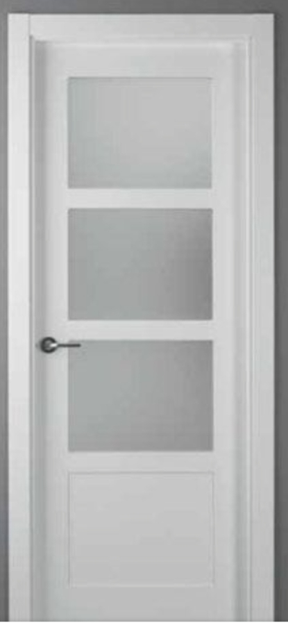 Puerta lacada