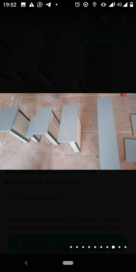 Lacado muebles de cocina a mano (después)