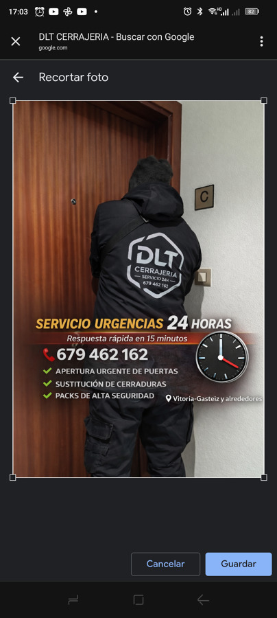 Apertura de puerta de urgencia