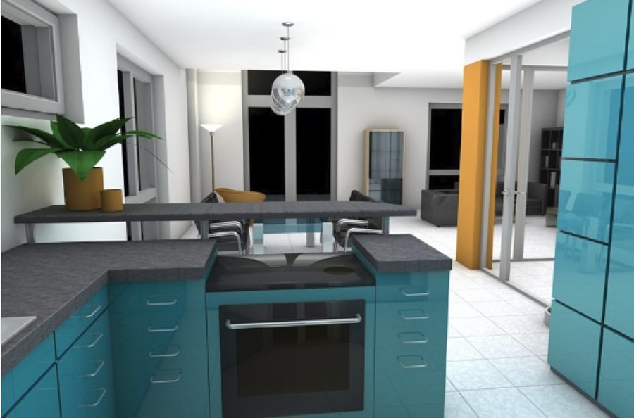 Diseño de cocina.
