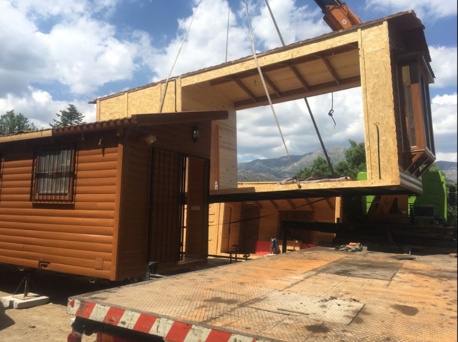 Ampliación casa de madera
