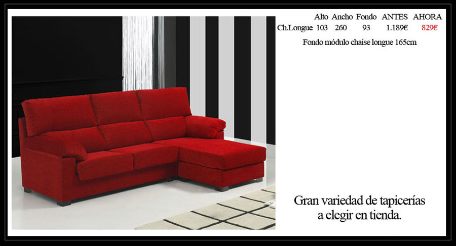 Sofá Chaiselongue