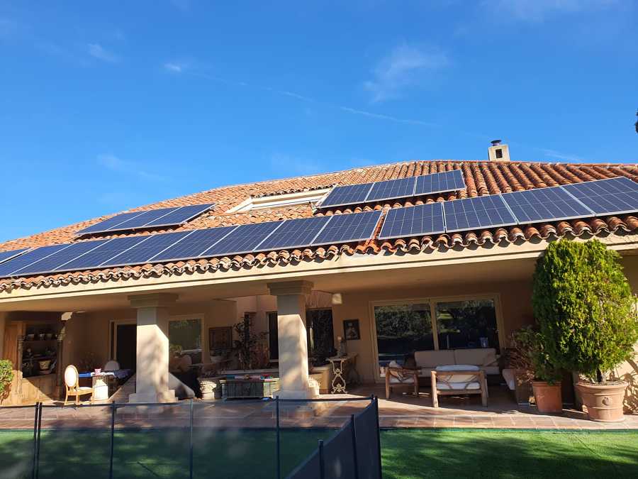 Instalación solar.