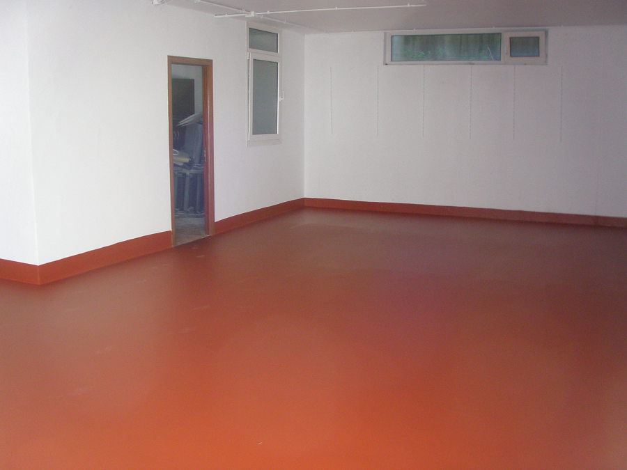 suelo garage en acrilico