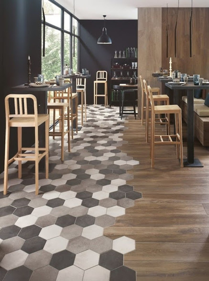 revestimiento ceramica y tarima maciza