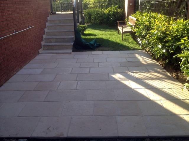 Suelo pavimento hormigon