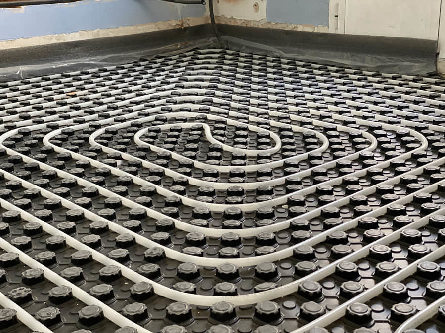 Instalación de suelo radiante