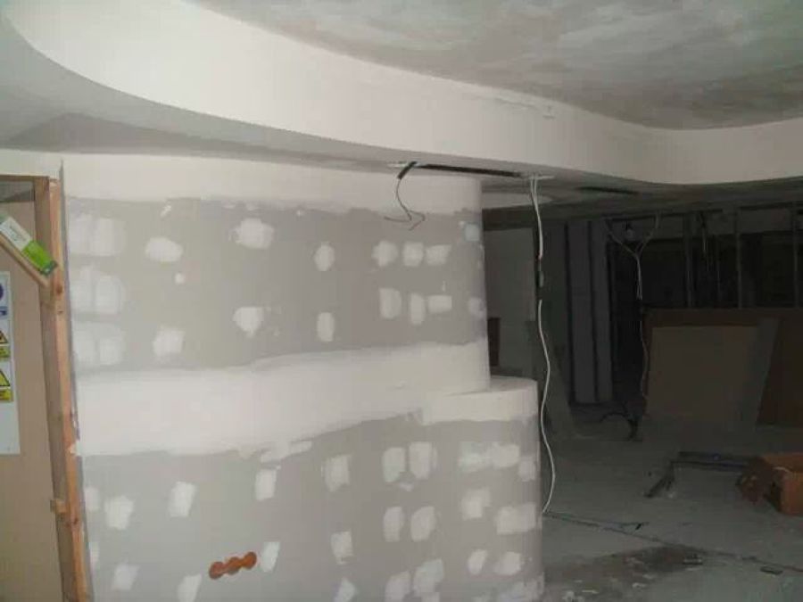 TABIQUE REDONDO DE YESO LAMINADO (PLADUR)