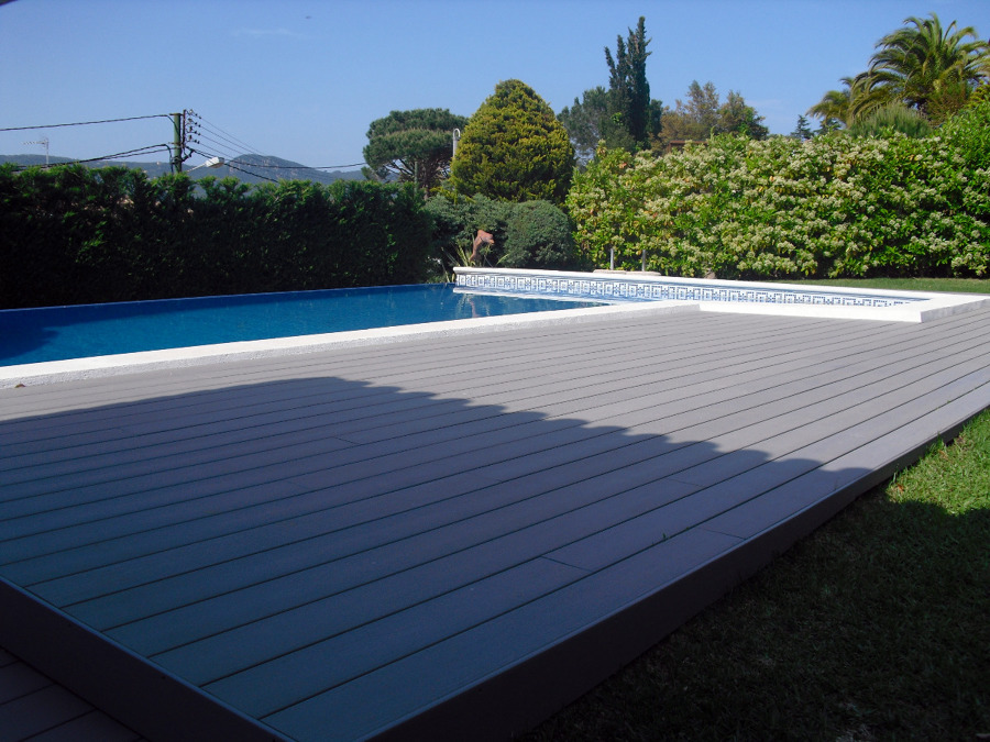 tarima piscina