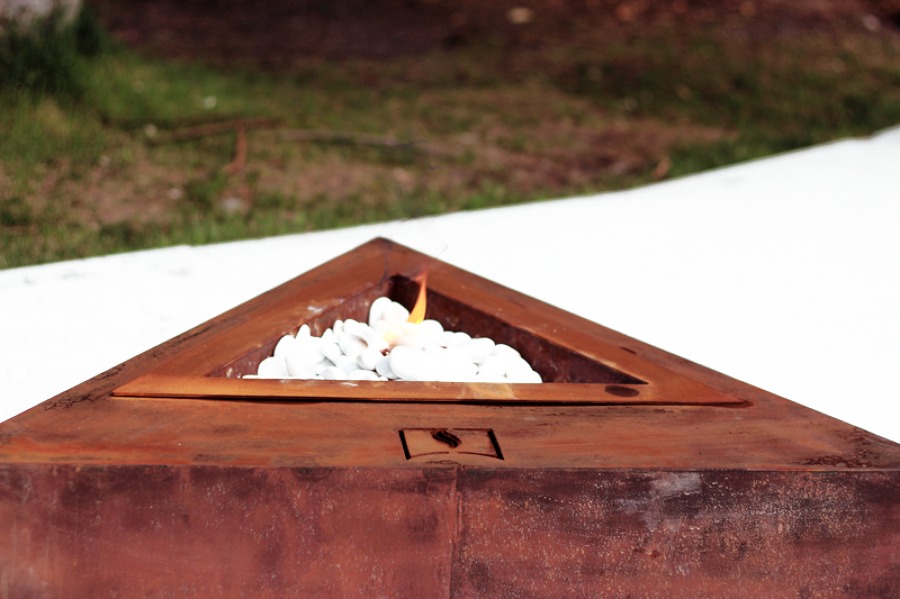 Teide Small Barbacoa acero corten