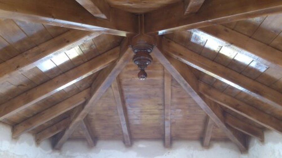 Tejado de madera