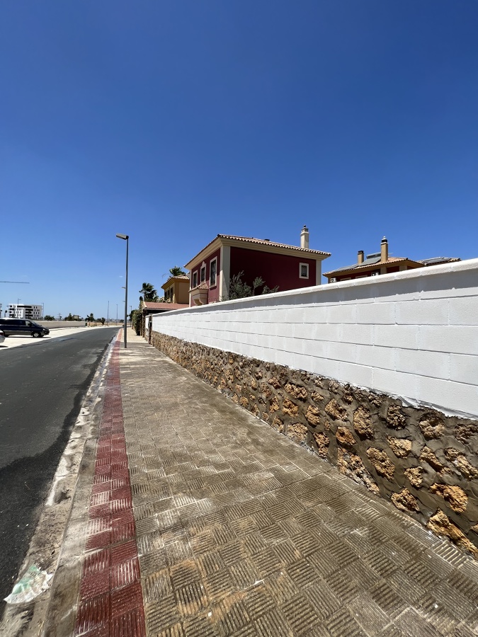 MURO CON BLOQUE SPLIT BLANCO