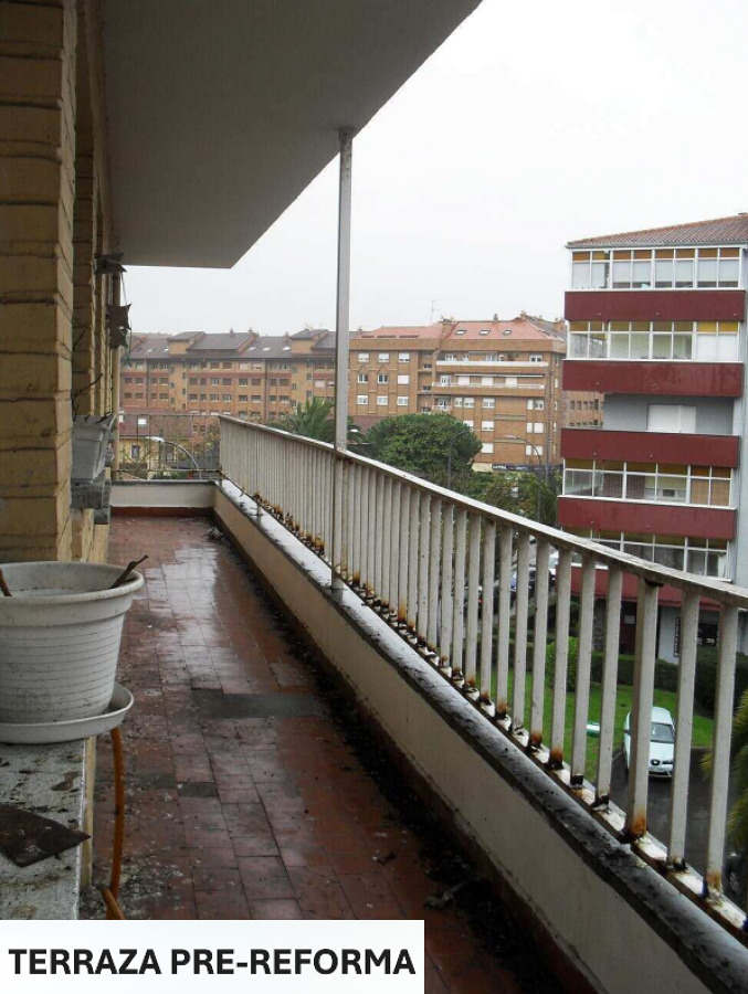 REFORMA INTEGRAL DE PISO - TERRAZA ANTESDE LA REFORMA