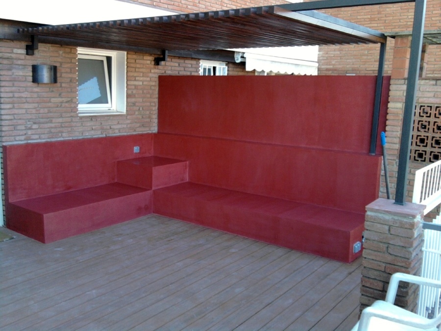 terraza microcemento