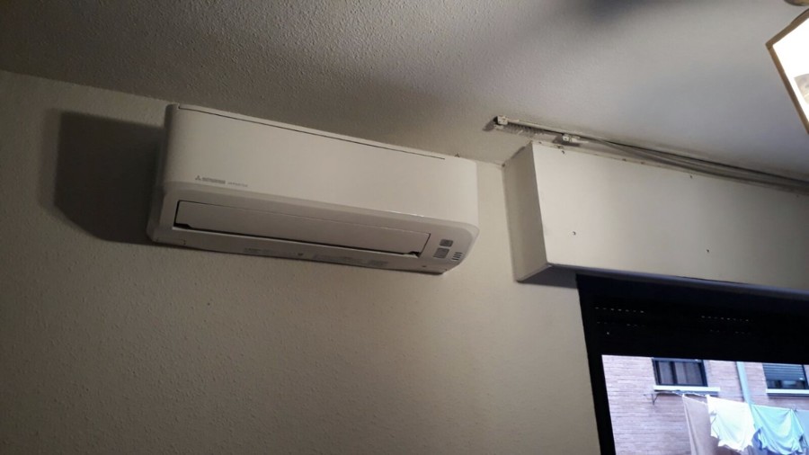 Aire acondicionado en pared