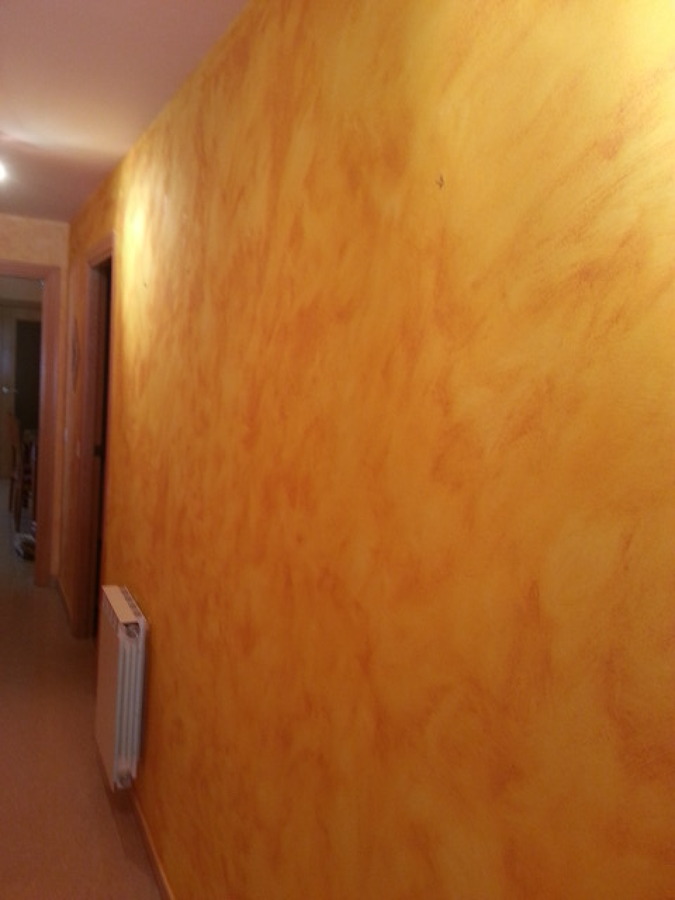 tierras florentinas en pared de pasillo..