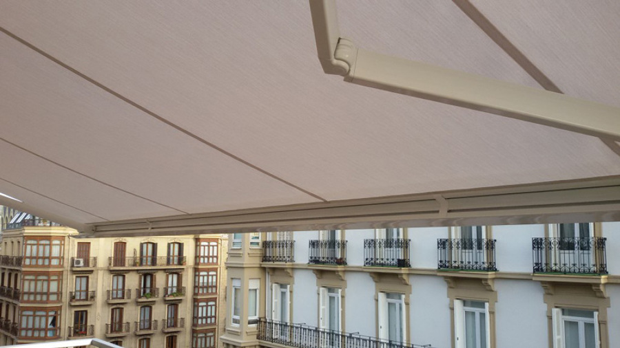 Toldo cofre de lona