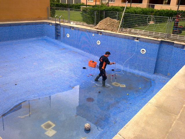 Trabajo en piscina