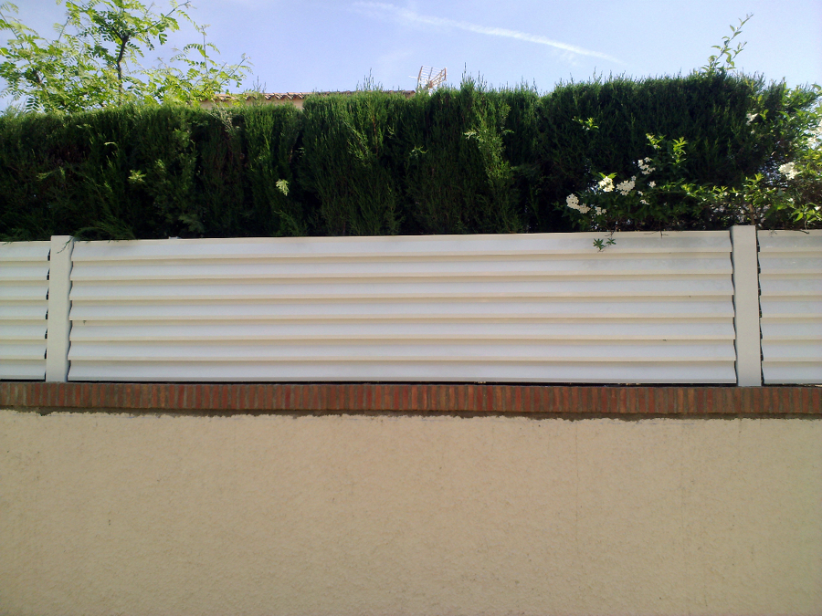 Valla de aluminio 