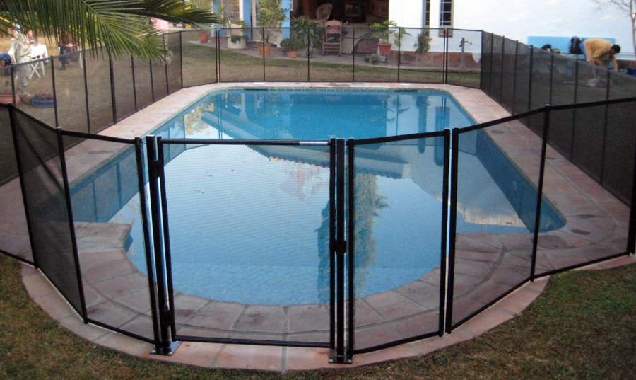 Valla para piscina, desmontable