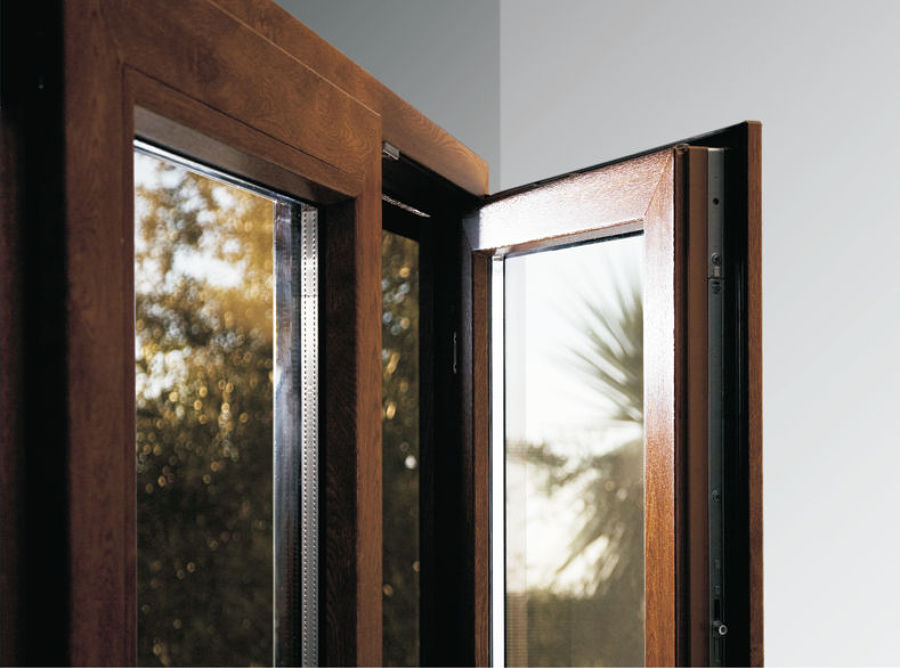 PUERTA PVC NOGAL