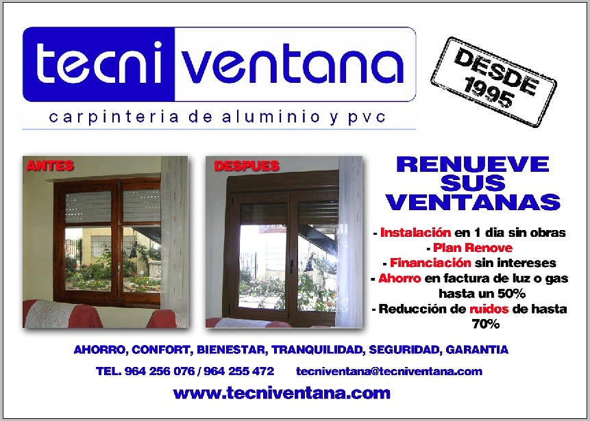 VENTANAS DE ALUMINIO Y PVC