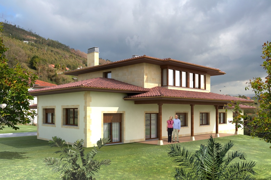 Obra: Vivienda unifamiliar en Oviedo.Naranco