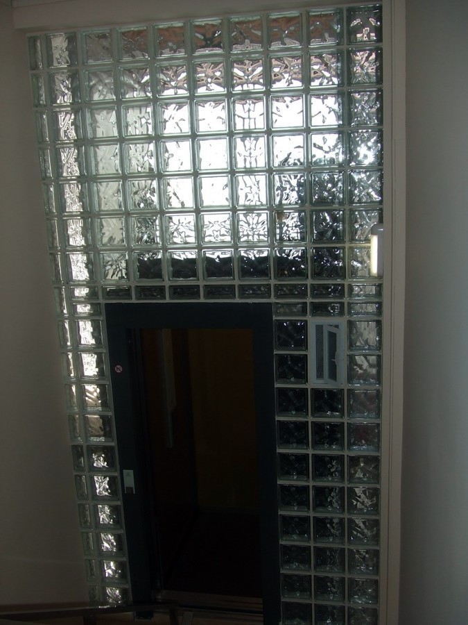 vista de ascensor integrado
