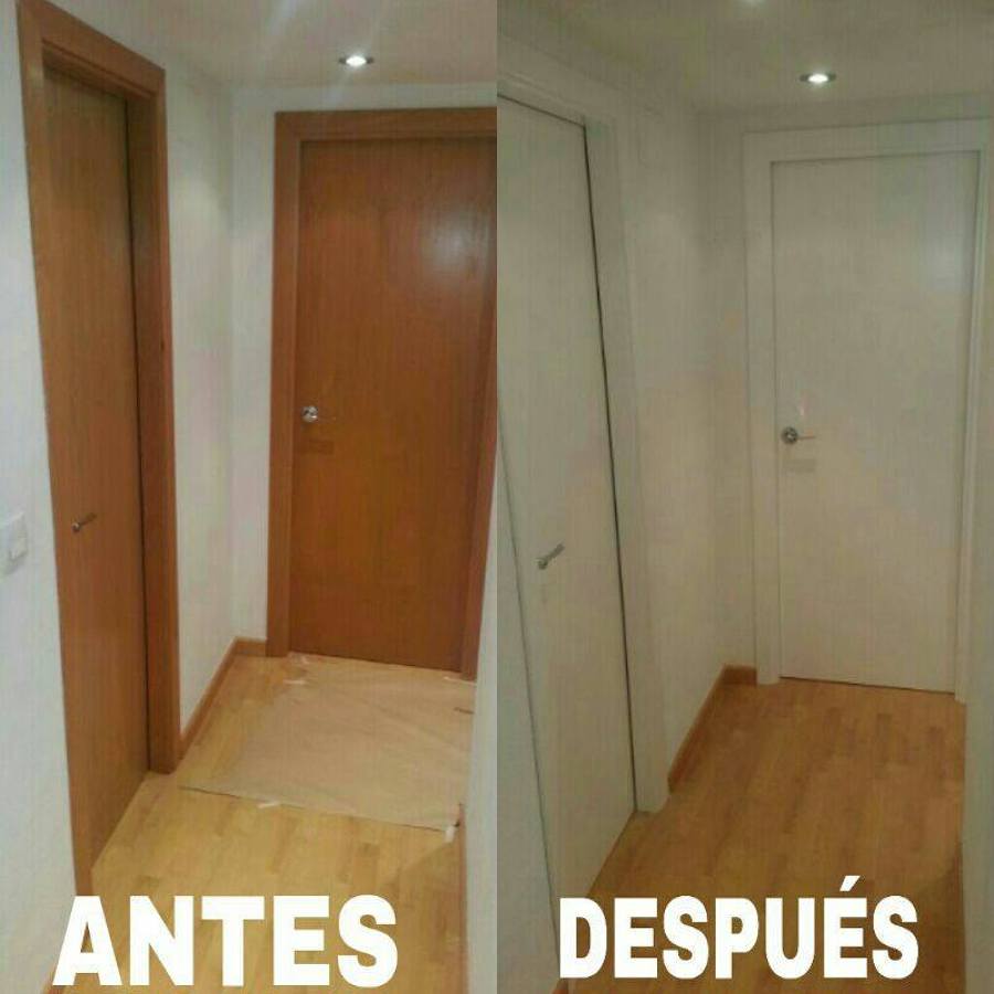 cambio de color de puertas de paso