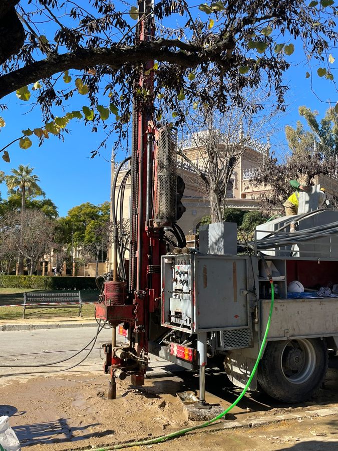 Pruebas geotécnicas para el Ayuntamiento de Sevilla