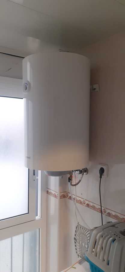 Instalación termo 80L