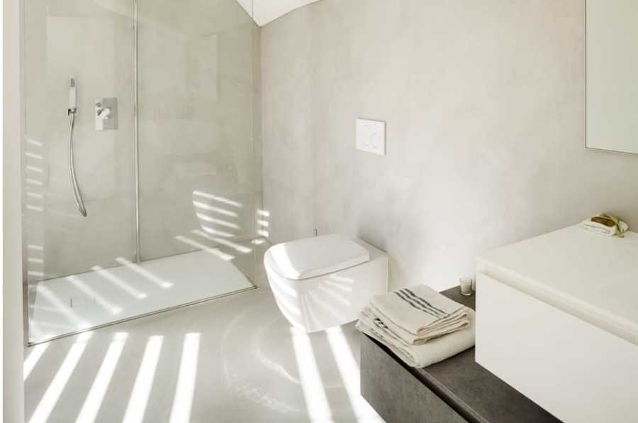 Baño microcemento