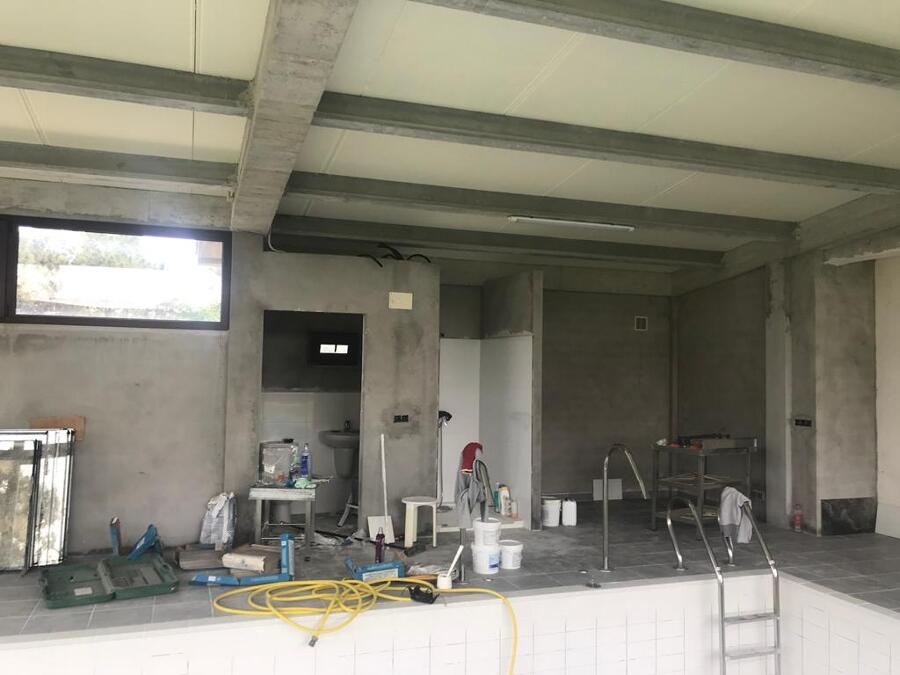 Reforma anterior de piscina